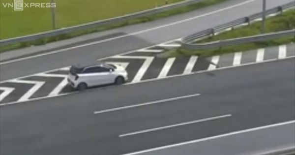 Nữ tài xế chạy ngược chiều trên đường cao tốc bị xử phạt