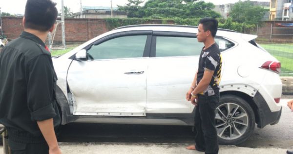 Quảng Ninh: Truy đuổi lái xe “điên” lao vào thẳng vào CSGT