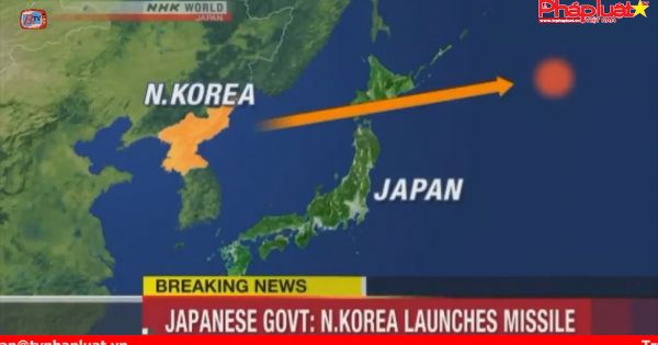 Triều Tiên phóng tên lửa về phía Nhật Bản