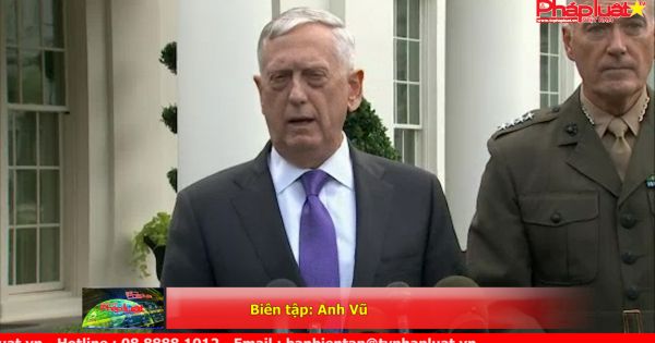 Bộ trưởng Jim Mattis: Đe dọa của Triều Tiên sẽ đưa đến phản ứng quân sự lớn