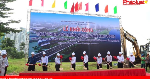 TPHCM: Khởi công xây dựng cầu qua đảo Kim Cương