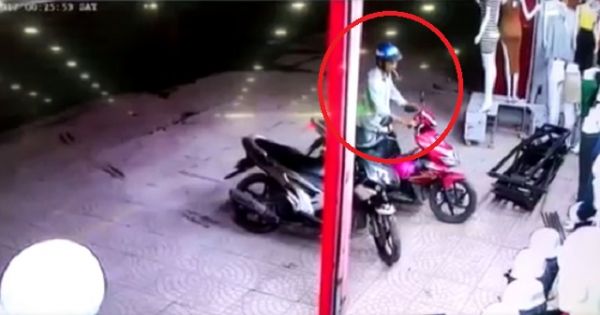 Trộm xe máy bất thành bị người dân truy đuổi