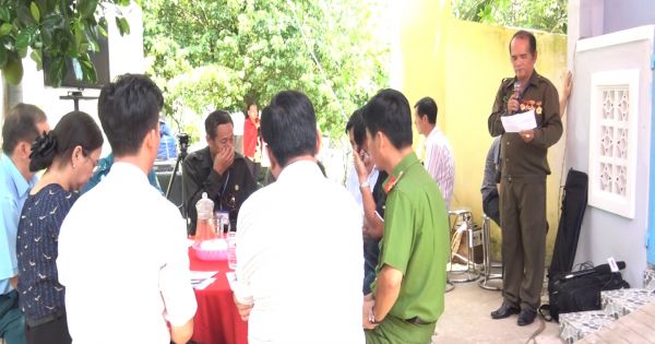 Hội Cựu TNXP phường Hiệp Thành, quận 12 báo cáo hoàn thành nhà nghĩa tình