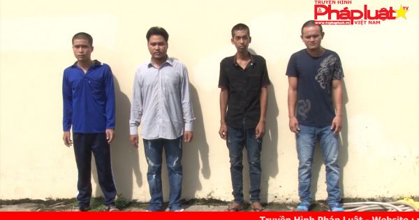 Kiên Giang: Bắt giam 4 gã trai làng chém người gây thương tích
