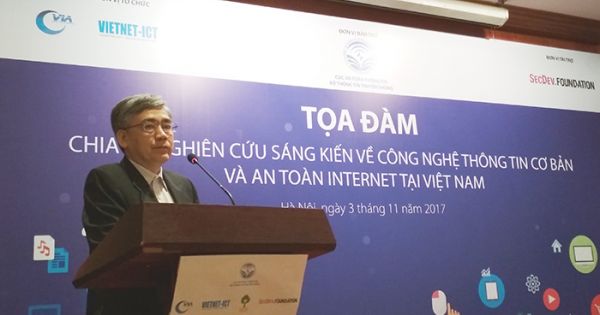 Thiếu tướng Nguyễn Viết Thế: “3/4 người dùng Internet ở Việt Nam không biết tự bảo vệ mình”