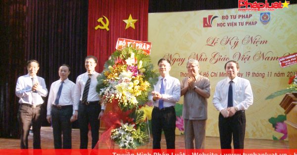 Khánh thành trụ sở mới Học viện Tư  pháp  tại TP.HCM và Lễ kỉ niệm ngày Nhà giáo Việt Nam