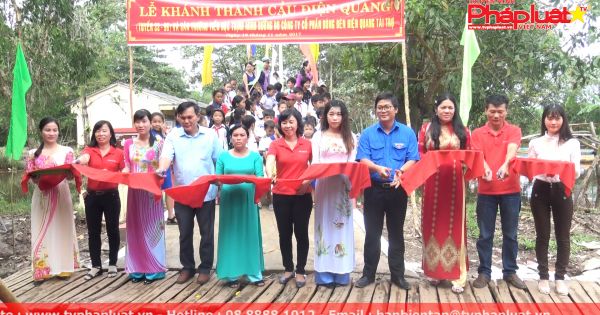 Điện Quang xây cầu giao thông cho xã nghèo tỉnh Cà Mau