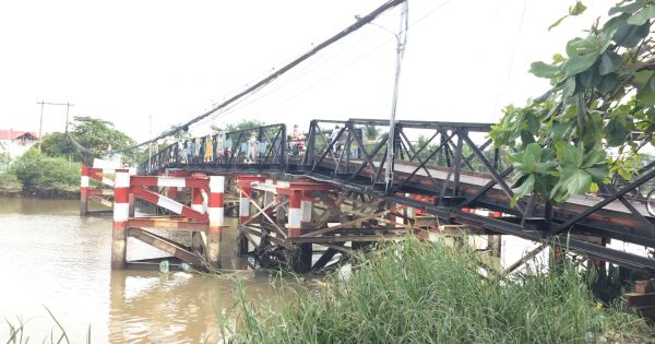 TP HCM: Nhiều cây cầu sắt xuống cấp ở huyện Nhà Bè