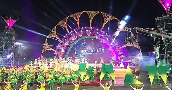 Rực rỡ đêm khai mạc Festival hoa Đà Lạt 2017