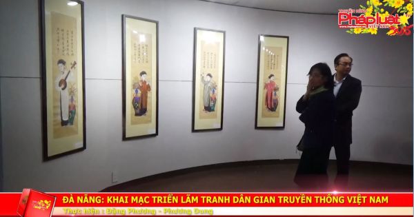 Đà Nẵng: Khai mạc triển lãm tranh dân gian truyền thống Việt Nam