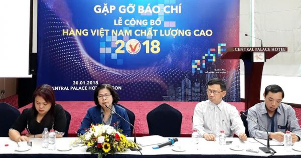 640 doanh nghiệp đạt chứng nhận Hàng Việt Nam chất lượng cao 2018
