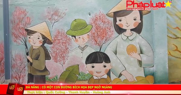 Đà Nẵng: Có một con đường bích họa đẹp ngỡ ngàng