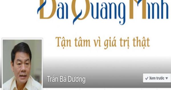 Facebook ông chủ Đại Quang Minh vừa lập đã bị đánh sập