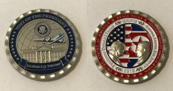 Mỹ: Nhà Trắng phát hành đồng xu kỷ niệm cuộc gặp thượng đỉnh Mỹ - Triều