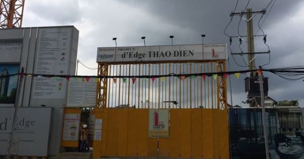 Sở xây dựng TPHCM vừa có văn bản xử phạt vi phạm hành chính chủ đầu tư dự án D'Edge Thảo Điền