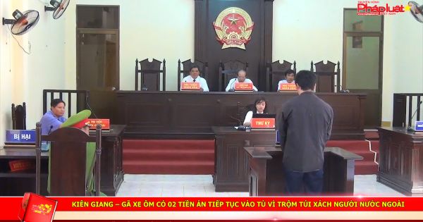 Kiên Giang: Gã xe ôm có 02 tiền án tiếp tục vào tù vì trộm túi xách người nước ngoài