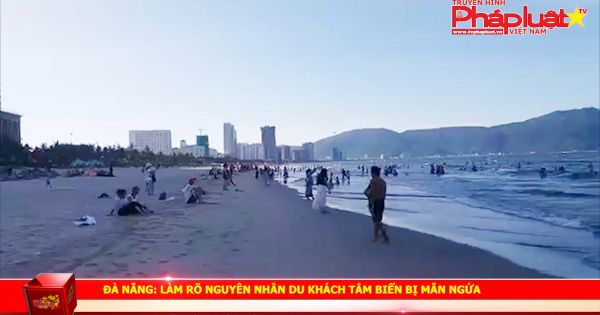 Đà Nẵng: Làm rõ nguyên nhân du khách tắm biển bị mẩn ngứa