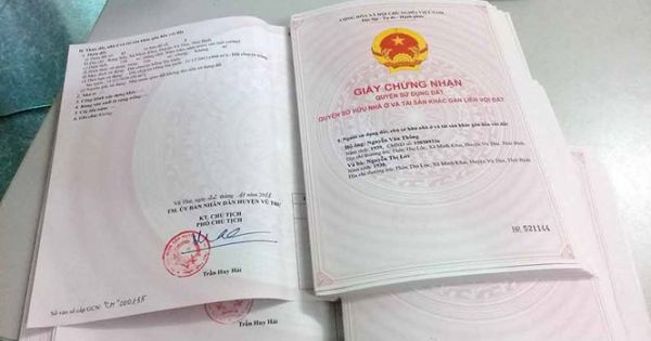 Thái Bình: Hơn 70.000 hộ dân “chê” sổ đỏ