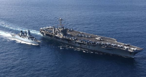 Nhóm tác chiến tàu sân bay USS Harry Truman hướng về Địa Trung Hải