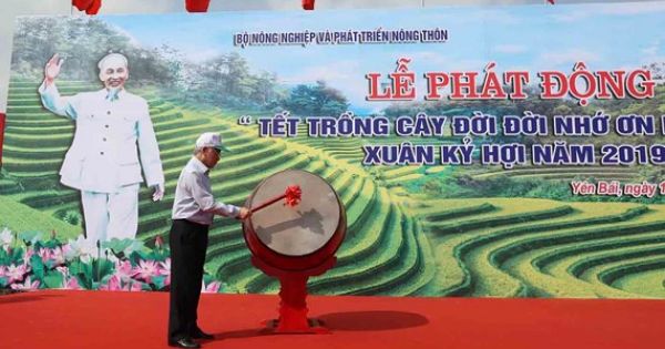 Tổng Bí thư, Chủ tịch nước dự lễ phát động trồng cây tại tỉnh Yên Bái