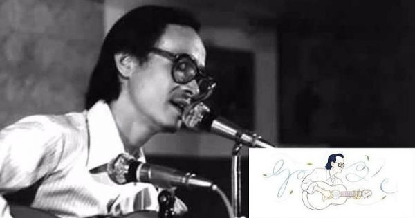 Cố nhạc sĩ Trịnh Công Sơn là người Việt đầu tiên được vinh danh trên Google