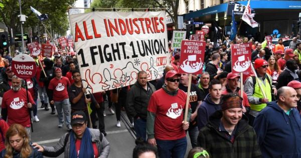 Australia: Tuần hành tại nhiều thành phố lớn kêu gọi tăng lương