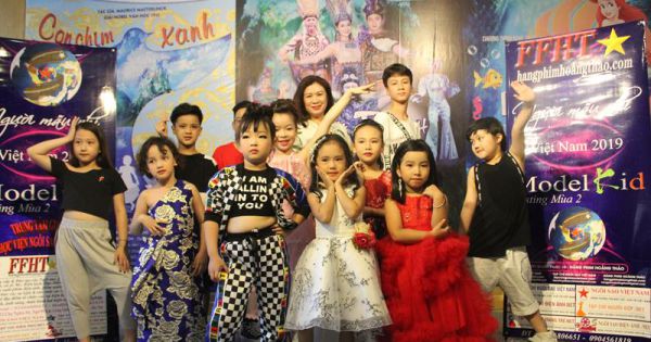 Người mẫu nhí Việt Nam – Model kid Vietnam 2019 tới thăm Nhà hát Tuổi trẻ Việt Nam