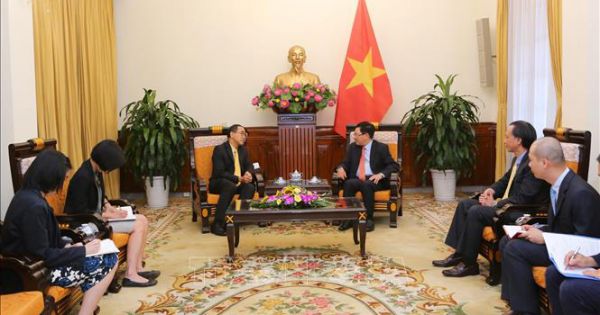 Phó Thủ tướng Phạm Bình Minh tiếp Đại sứ Thái Lan