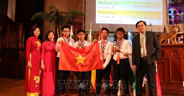 Học sinh Việt Nam lọt tốp 5 cuộc thi giỏi toán quốc tế tại Nam Phi