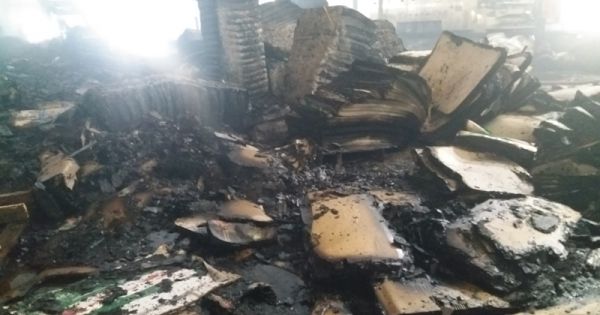 Tiền Giang: Cháy nhà máy giấy, thiệt hại gần 10 tỷ đồng