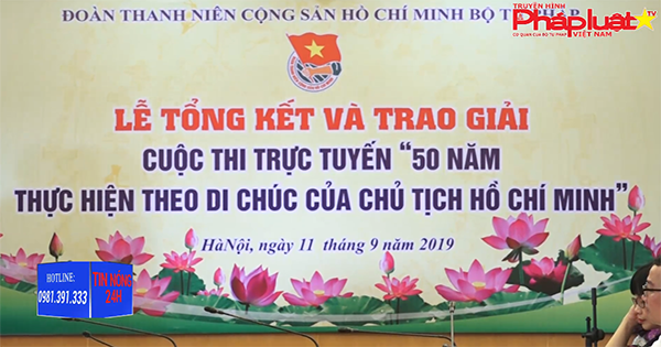 Tổng kết và trao giải cuộc thi trực tuyến “50 năm thực hiện theo di chúc của Chủ tịch Hồ Chí Minh”