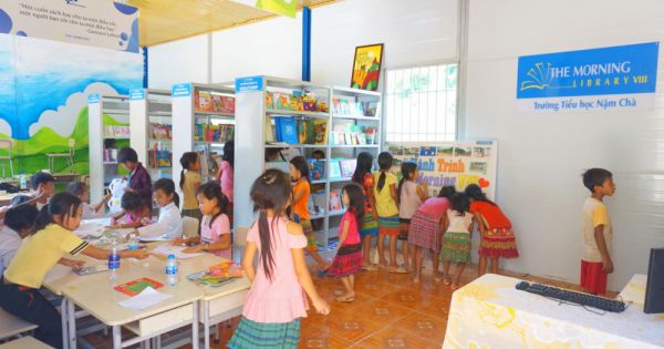Xây thư viện, thắp sáng tương lai cho học trò nghèo vùng khó