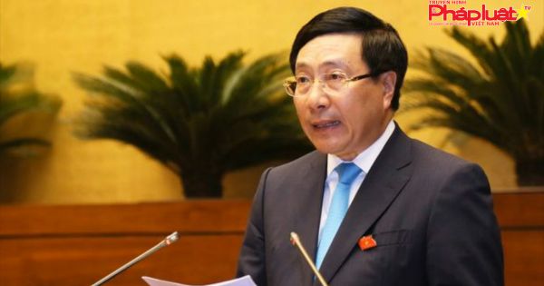 Phó Thủ tướng Phạm Bình Minh báo cáo trước Quốc hội vấn đề Biển Đông