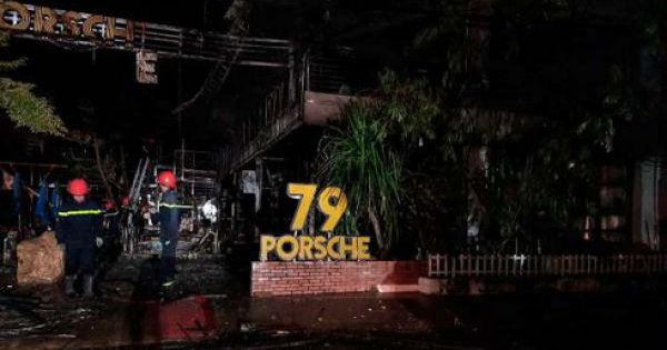 Đắk Lắk: Quán Bar Porsche bùng cháy giữa đêm