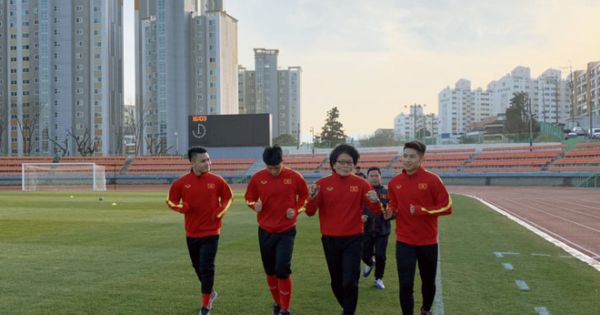 U23 Việt Nam tập buổi đầu tiên ở Hàn Quốc