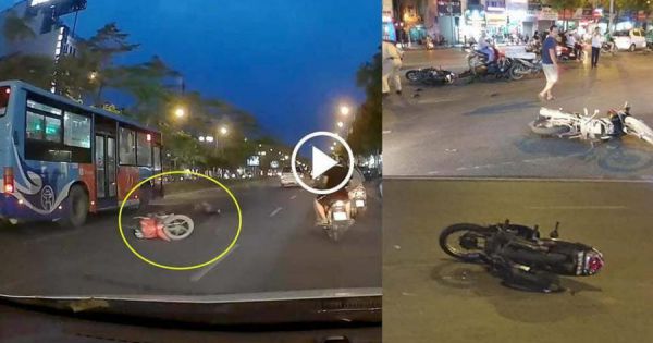 Bắt giữ tài xế ô tô tông liên hoàn 7 xe máy đang dừng đèn đỏ rồi rồ ga bỏ chạy