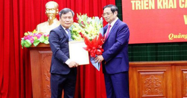 Thứ trưởng Bộ Kế hoạch và Đầu tư Vũ Đại Thắng giữ chức vụ Bí thư Tỉnh ủy Quảng Bình