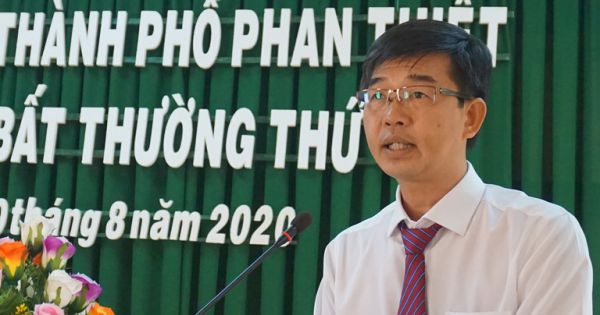 Ông Phan Nguyễn Hoàng Tân làm Chủ tịch UBND TP.Phan Thiết