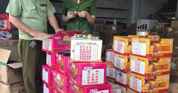 Phát hiện hơn 13.000 sản phẩm bánh Trung thu nhập lậu tại Hà Nội