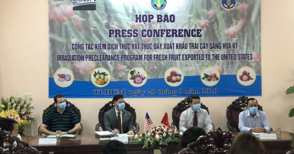 Chuyên gia tới Việt Nam, 2.000 tấn trái cây xuất khẩu sang Mỹ