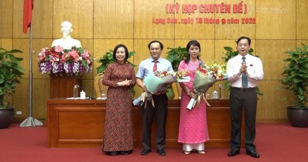 Phê chuẩn kết quả bầu bổ sung 2 Phó Chủ tịch UBND tỉnh Lạng Sơn