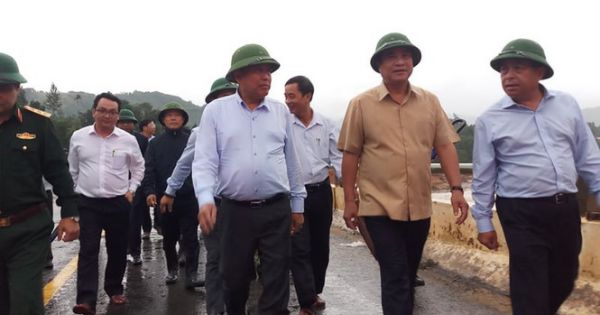 Phó Thủ tướng Trương Hòa Bình kiểm tra công tác phòng chống thiên tai tại Quảng Nam