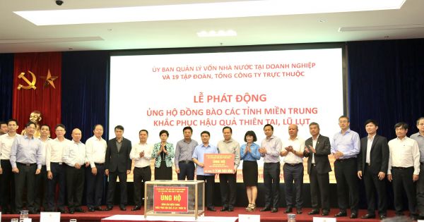 Tập đoàn Dầu khí Quốc gia Việt Nam ủng hộ hơn 10 tỷ đồng hỗ trợ đồng bào miền Trung