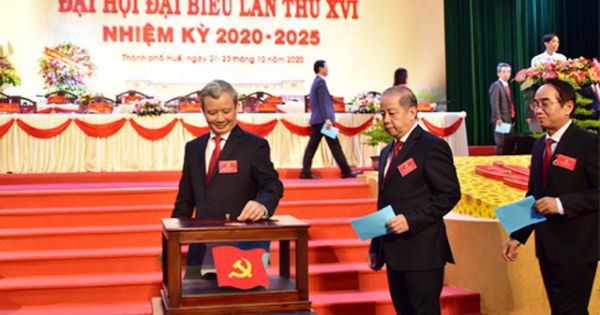 Đồng chí Lê Trường Lưu tái đắc cử Bí thư Tỉnh ủy Thừa Thiên-Huế
