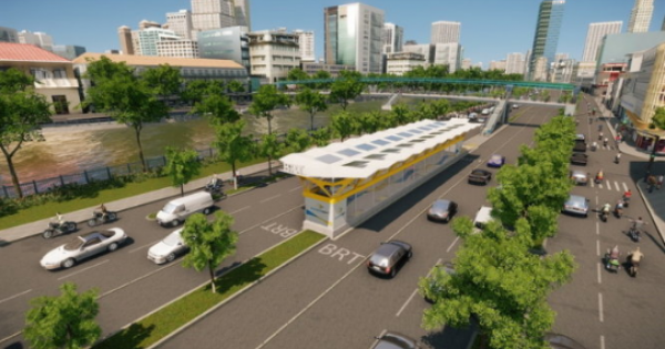 Khởi động lại tuyến buýt nhanh BRT hơn 143 triệu USD tại TP.HCM