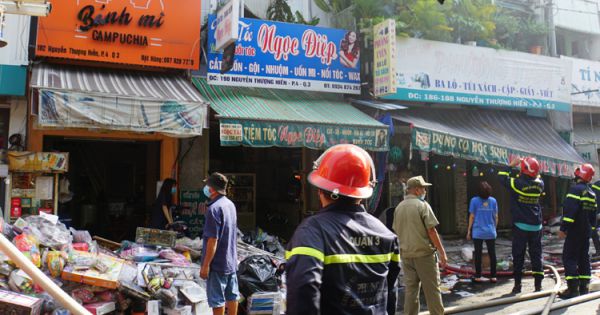 TP. HCM: Cháy lớn trên đường Nguyễn Thượng Hiền ở quận 3