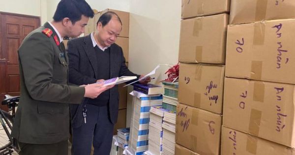 Thu giữ 40.000 xuất bản phẩm không rõ nguồn gốc, xuất xứ tại Hà Nội