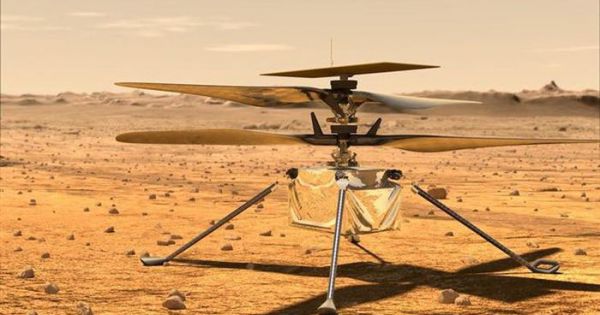 Trực thăng đầu tiên trên sao Hỏa liên lạc với Trái Đất