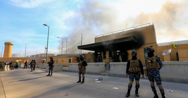 Iraq: Tên lửa tấn công khu vực sứ quán Mỹ tại Baghdad