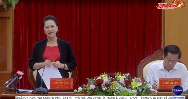 Kiên Giang: Chủ tịch Quốc hội Nguyễn Thị Kim Ngân làm việc với Ban Chỉ đạo công tác bầu cử tỉnh